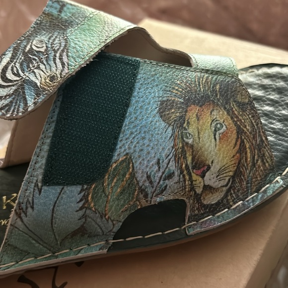 New Anuschka African Adventure Leather Slide Sandals SZ EU 40 - Picture 8 of 12
